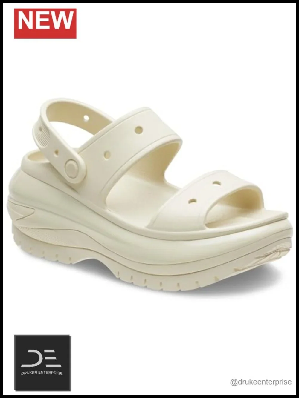 Platform Wedges Sandals Slingback Slides Lightweight Rubber